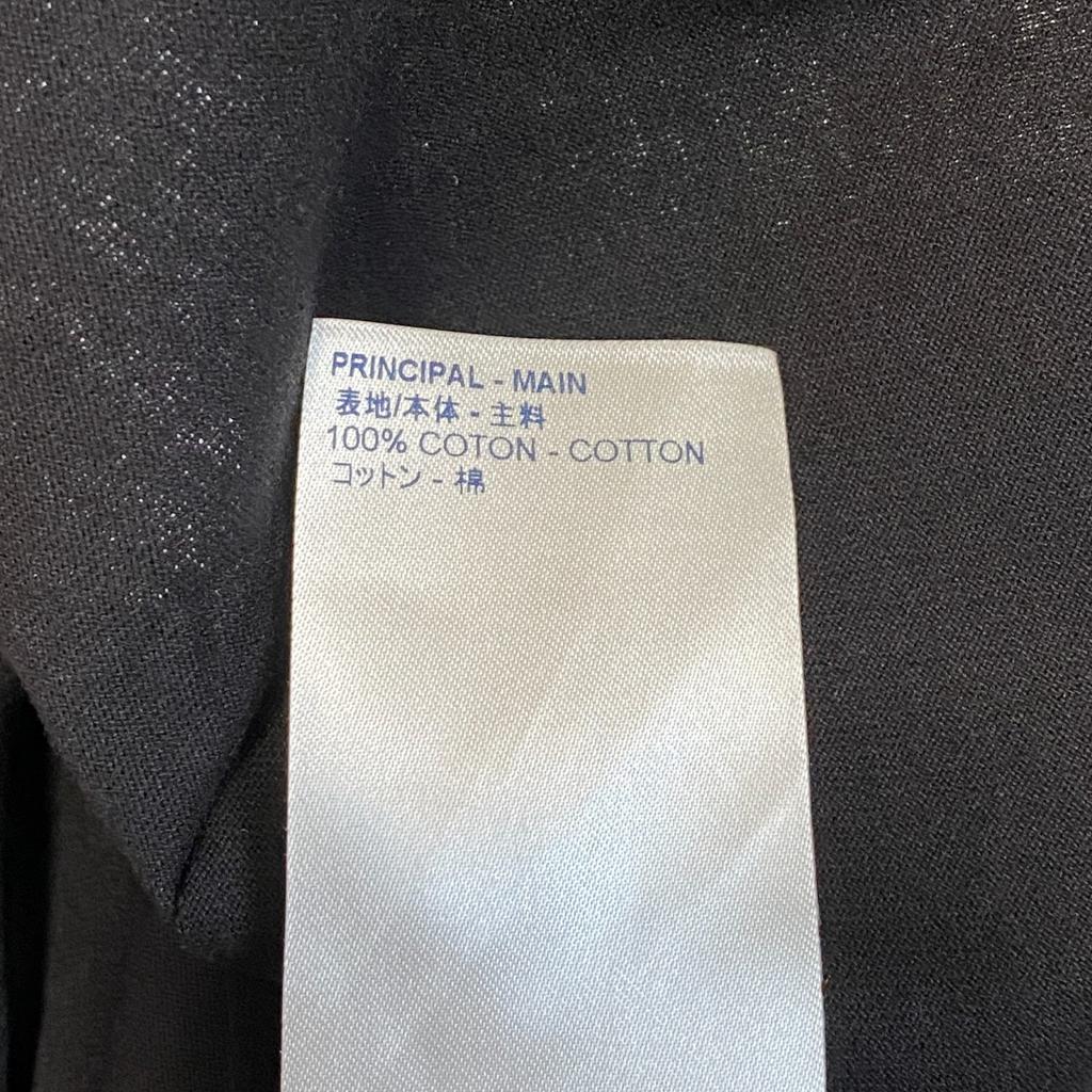 Used LOUIS VUITTONShort sleeve T-shirt black/white cotton mens