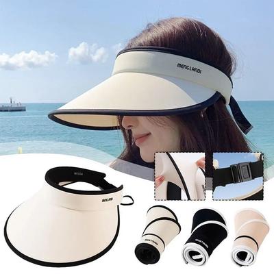 Wide Brim Top Empty Cap UV Protection Visors Summer Baseball Hat