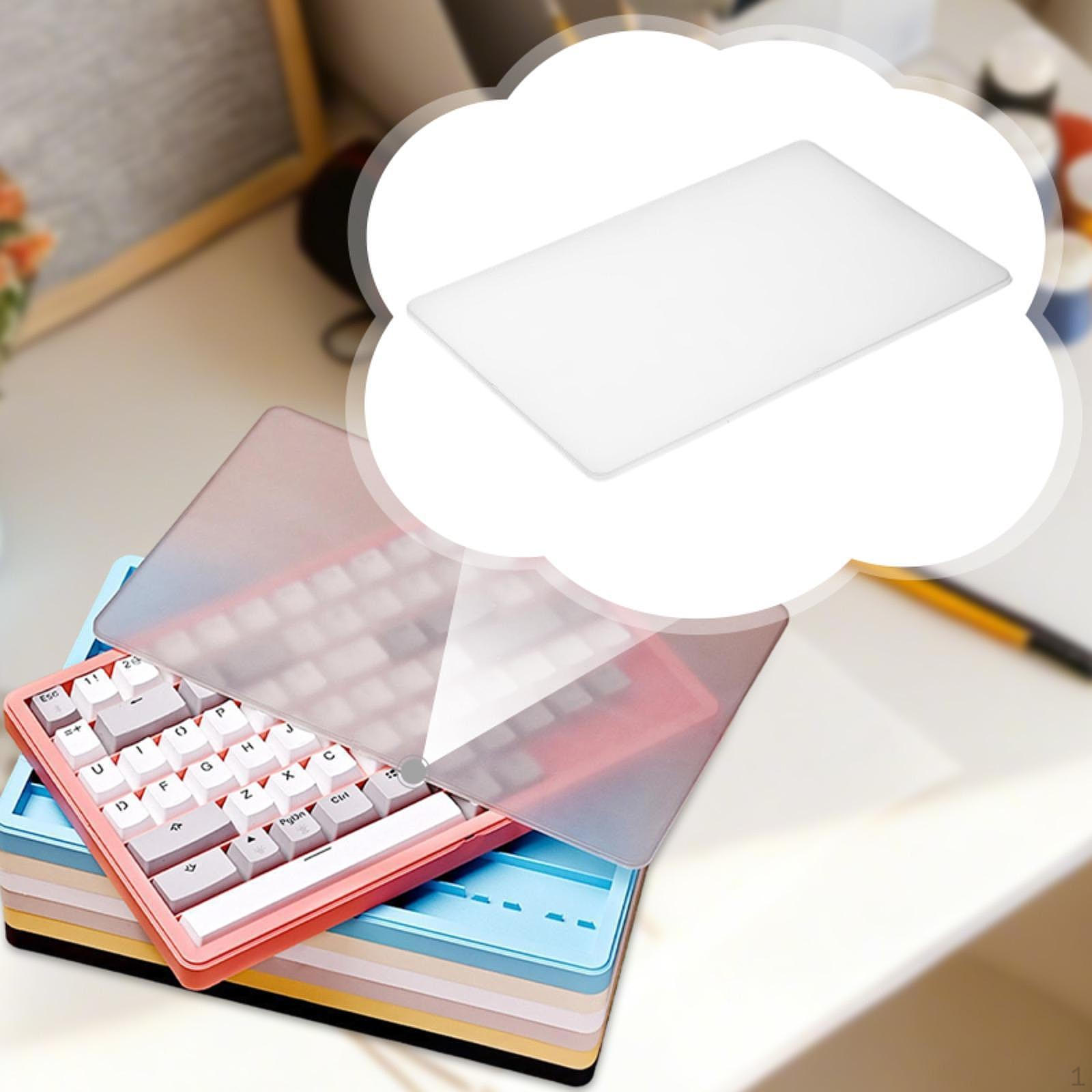 

Keycaps Storage Box Lid Container Cover Display Case for Mechanical Keyboard білий