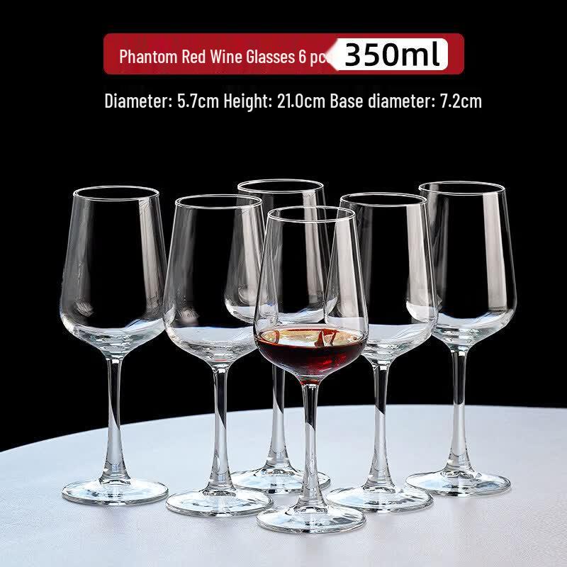 Qiwei European Style Universal Stemmed Wine Glass Set