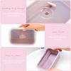 Collapsible Food Storage Containers Foldable Silicone Lunch Containers with Lids Rectangle Collapsible Bowls Round Food Bowls 2