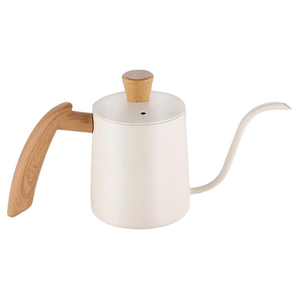 Stale Nierdzewne Czajnik Przelewowy 350ML Ręcznie Parzony Dzbanek do Kawy Długa Łabędzia Szyja Czajnik do Kawy Narzędzie Kuchenne Łatwe do Czyszczenia