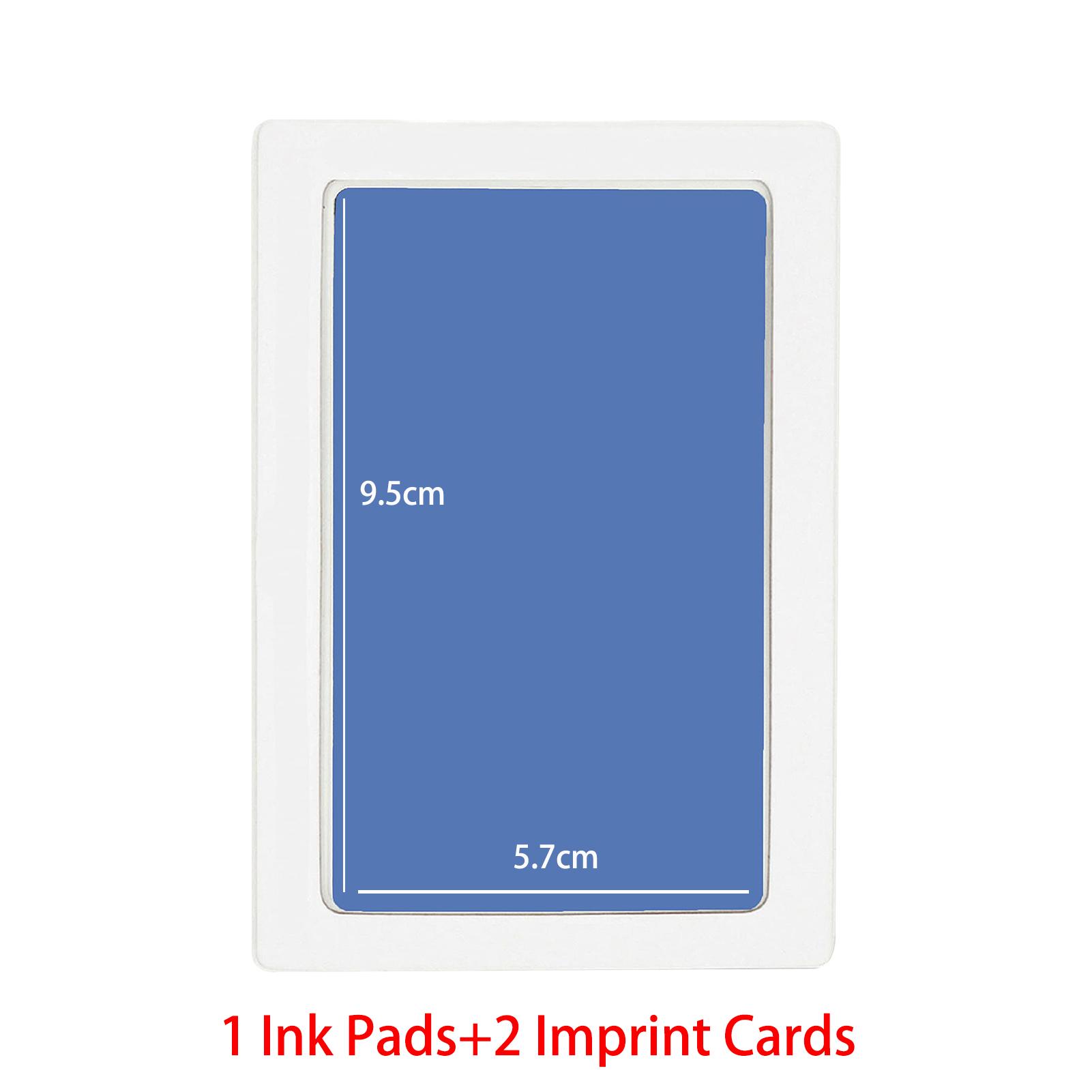 

Отпечаток ладони и стопы новорожденного, Отпечаток лапы, Домашний декор, Легко вытирается, Безопасный и нежный, 2 карточки, Штамп лапы питомца для собак, Детские товары, Детский подарок S синий