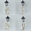JYL TS/052,Creative Ancient Roman Column Leaning Angel Solar Outdoor Light European Resin Garden Statue Lamp