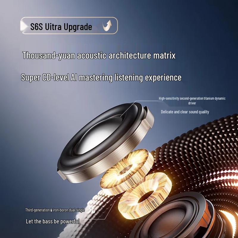 Sennar S6S Ultra Bluetooth-Ohrhörer zum Anklemmen