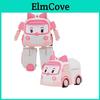 Komplet 4 sztuk Robocar Poli Ambe Roy Helly Transformery Zabawki Dla Dzieci Dekoracja Wielkanocna