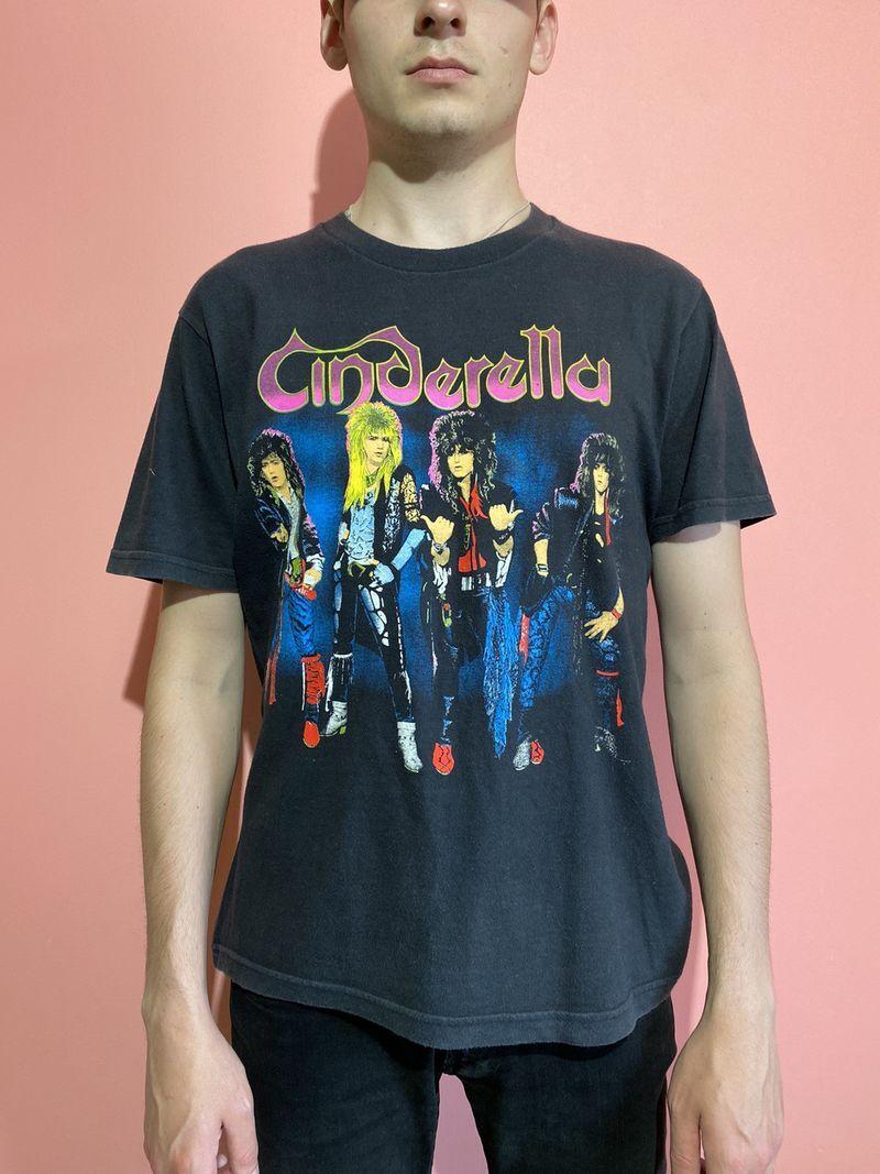 Cinderella Rock Band Vintage 90 Shakes Black Unisex Tshirt Reprint KH7329 XXL