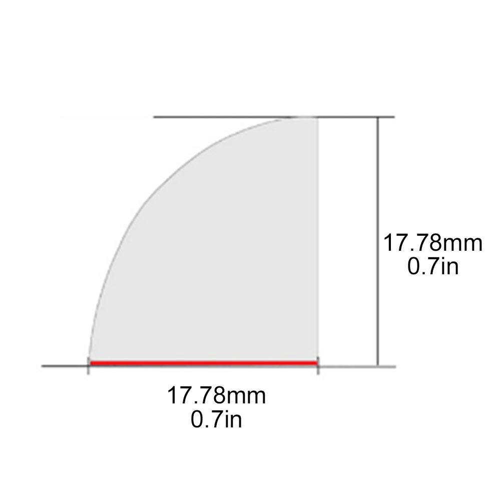 Flexible Quarter Round Molding Self Adhesive Edge Trim Peel and Stick Bendable Molding Trim for Wall Edge Corner Cabinet Edge