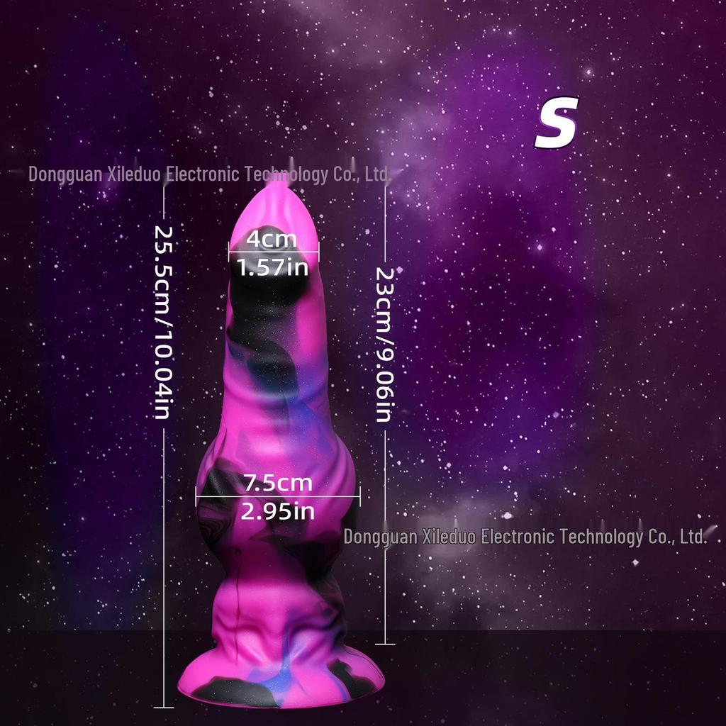 Alien-Themed Silicone Dildo: Soft, Large, Female Masturbator