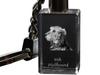 Irish Wolfhound - Crystal Key Ring with Dog Photo, Illuminated Key Ring, Unique Gift by Art-Dog Brand