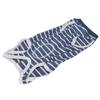 Dog Recovery Suit Stretchy Breathable Adjustable Collar Stripe Pet Post Surgery Shirt for Abdominal