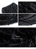 Ge Ming French Retro Velvet Jacquard Mid-Length A-Line Winter Skirt N894C