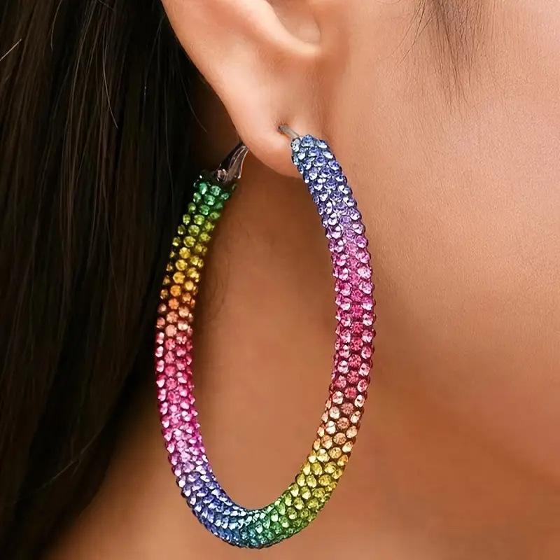 

Модные висячие серьги для женских украшений разноцветный