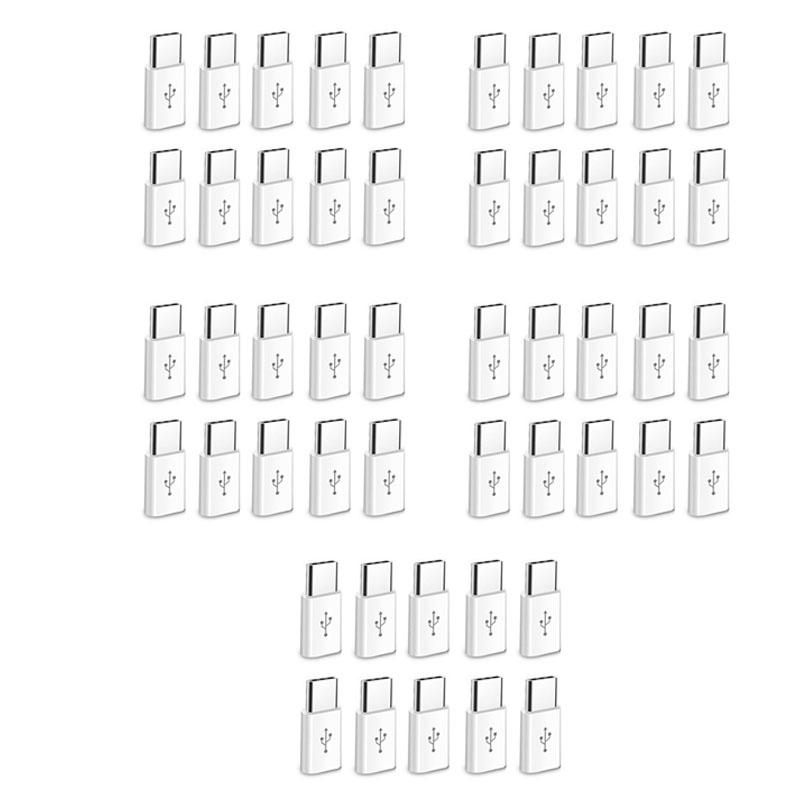 Micro USB female to Type C male Type-C Adapter Charger Data Sync USB-C Converter for Samsung Xiaomi Huawei OPPO