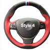 For BMW F10 520i 528i 2014 730Li 740Li 750Li Hand Sewing Steering Wheel Cover