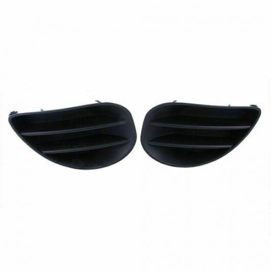 2pcs Fog Light Cover For 2007-2008 Toyota Yaris Hatchback Lower Plastic Black