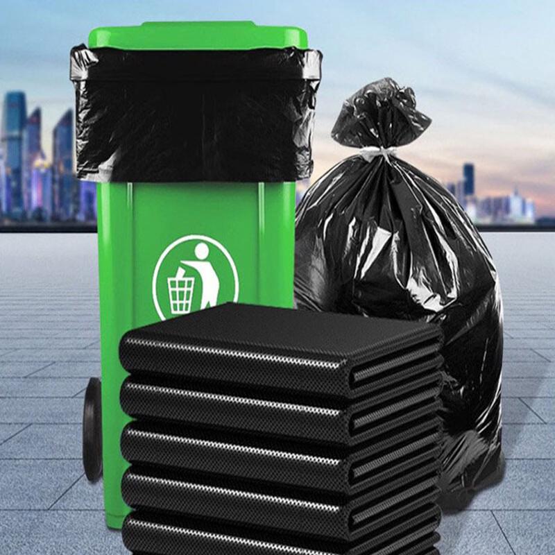 ZISIZ Biodegradable Heavy-Duty Flat-Mouth Trash Bags