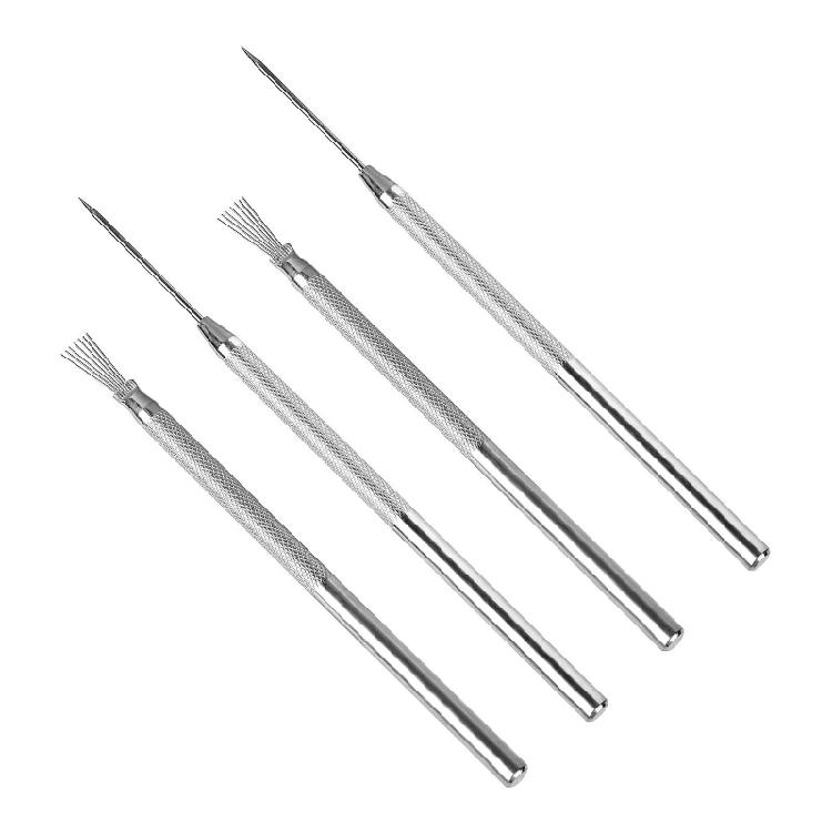

4 Pcs Essential Ceramic Clay Needles Feather Wire Texture Needle Pro Needles 1