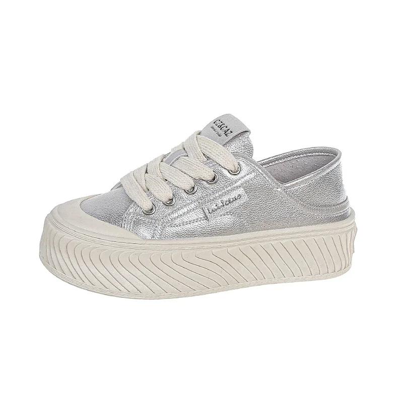 

Мода 2024 Новые Женские Дышащие Холщовые Туфли на Скрытой Платформе Летняя Мода Ретро Кеды Слайды для Ходьбы 35 серебряный