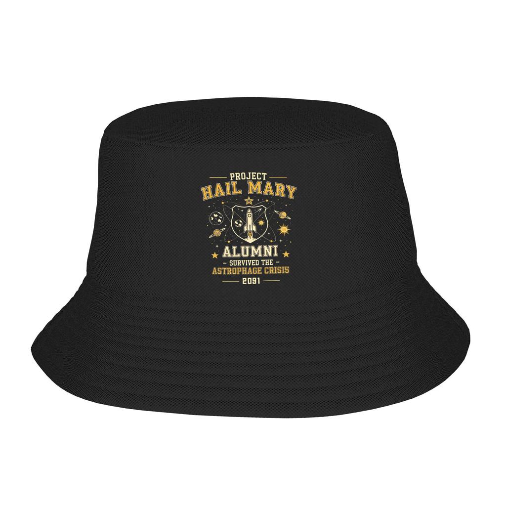 Unisex Women Project Hail Mary Bucket Hat Personality FisherUnisex Hats Summer Funny Vacation Caps Outdoor Design Sunscreen Hat