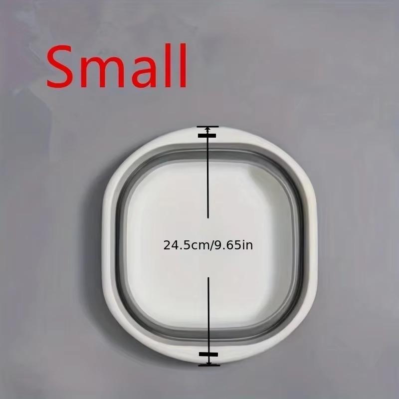 Collapsible Tub Wash Basin Laundry Baskets Space Saving For Dishing Fruit Camping Hiking Home Use