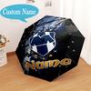 Custom Name Galactic Monterrey Crest Umbrella Folding Umbrella, Automatic Umbrella - 8-Frame for Travel, Casual Lightweight Personalized Gifts