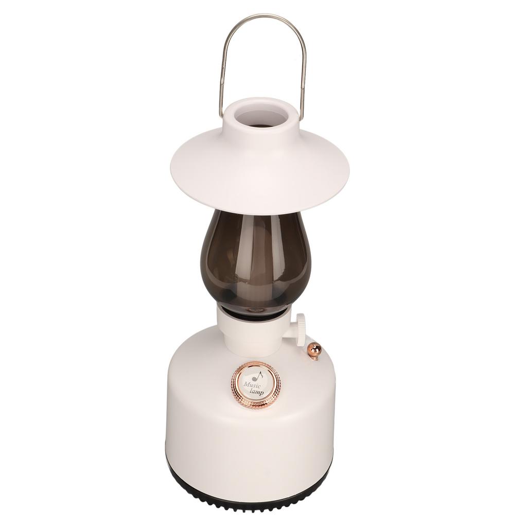 Vintage Nachtlicht Lautsprecher IPX4 Wasserdicht Handheld 360 Grad Surround Sound Retro Nachtlicht