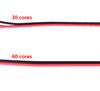 2Pcs 150/200/250/300Mm Rc Servo Y Extension Cord Cable Lead Wire For Jr Futaba Rc Battery Drone Car Boat Helicopter Airplane