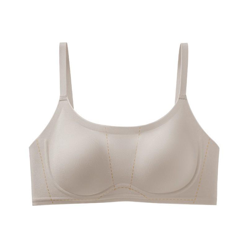 

Invisible Seamless Support Bra for Women – Wire-Free, Fixed Cup, Anti-Sagging, Comfortable Fit for Small Chest XL сірий колір