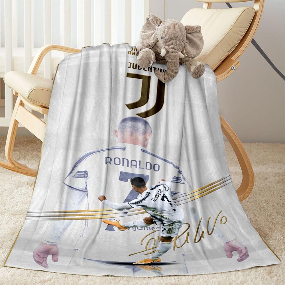 Ronaldo's Juventus Celebration Blanket Warmthful Decor Perfect for Picnics Chair Office Four Seasons Universal Stylish Decor