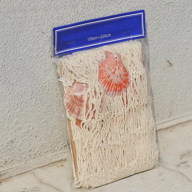 

Подвесные украшения Морская рыболовная сеть Вечеринка Дом Свадебный декор 100*200cm