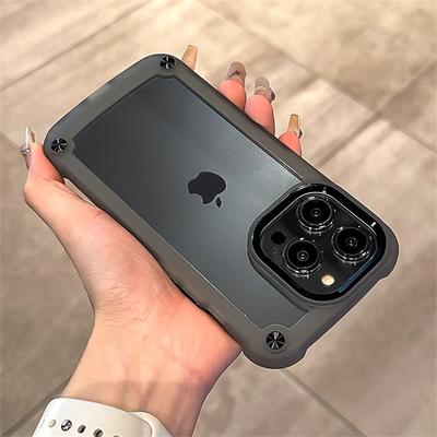 Luxury Rugged Heavy Duty Bumper Case For iPhone 15 14 12 11 13 Pro Max X XS XR 7 8 Plus SE Hybrid Shockproof Armor Clear Cover