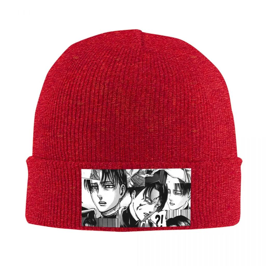 Levi AckerUnisex Attack On Titan Warm Knitted Cap Winter Knit Bonnet Hat Skullies Beanies Hip Hop Caps for Unisex