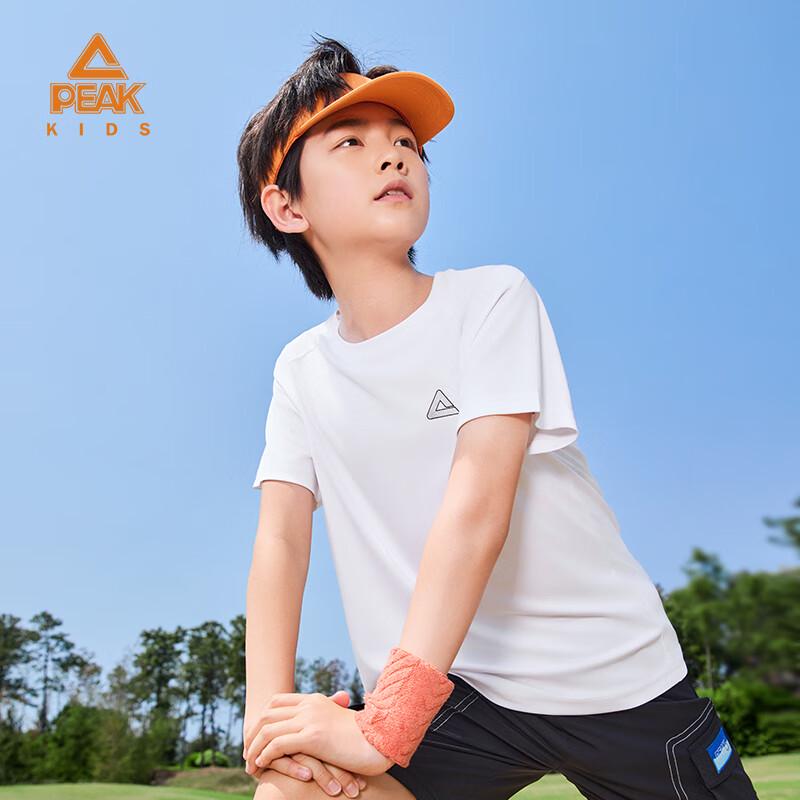 PEAK Kids' Solid Color Short Sleeve T-Shirt