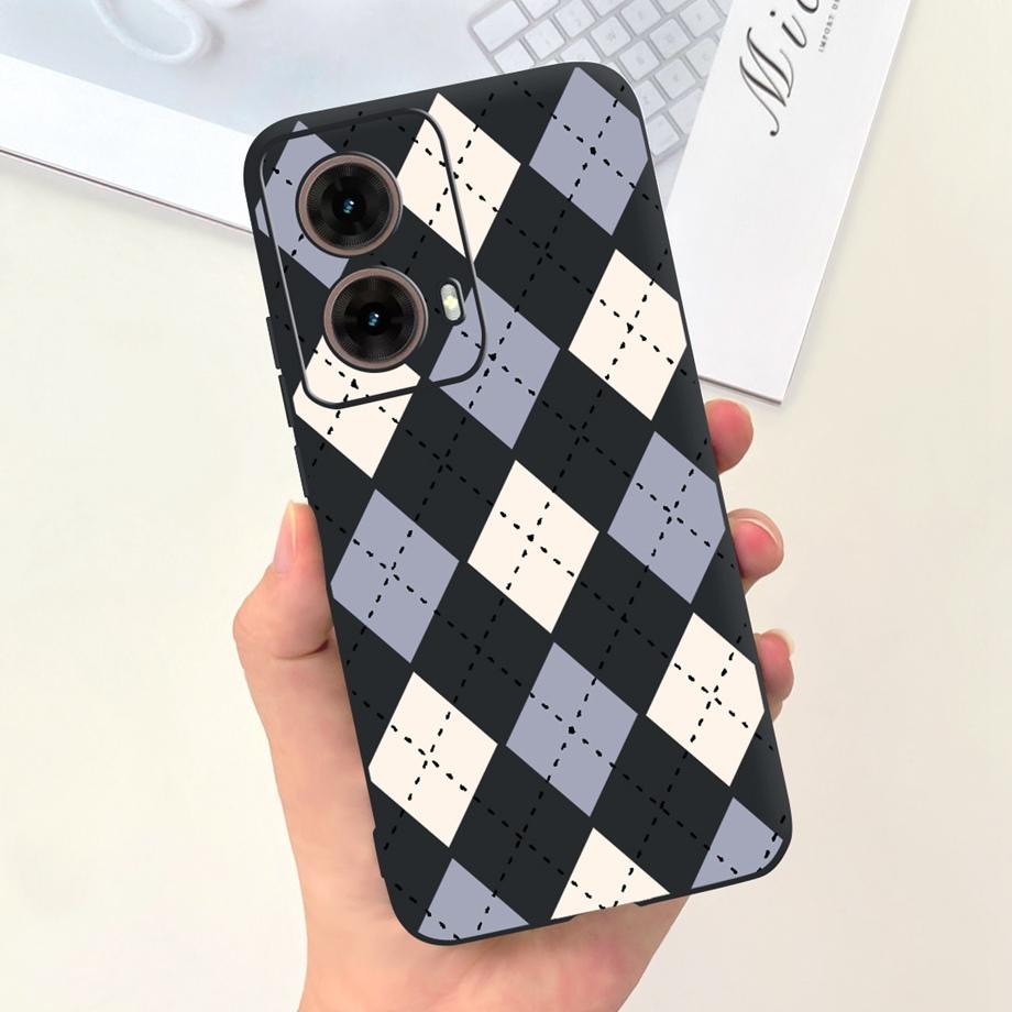 For Motorola Moto G85 Soft TPU Phone Case Silicone Luxury Cute Cat Panda Animals Painted Cover For Motorola G85 MotoG85 Fundas
