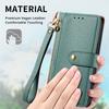 For Xiaomi Redmi Note 14 Pro 5G/Poco X7 5G Case RFID Blocking Zipper Pocket Leather Wallet Phone Cover with Strap