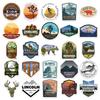 50pcs National Park Landscape Stickers Laptop Bicycle Guitar Skateboard Sticker DIY Graffiti Waterproof Decals