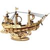Ocean sailboat 3D  Wooden Puzzle, Scale Model,DIY Model Kit, Handcraft Gift,Home Decoration,Mechanical Toy,Birthday/Chri