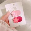 Neue rosa Blume Haarspange für Babys - Pony/Stirn BB-Clip für Kinder