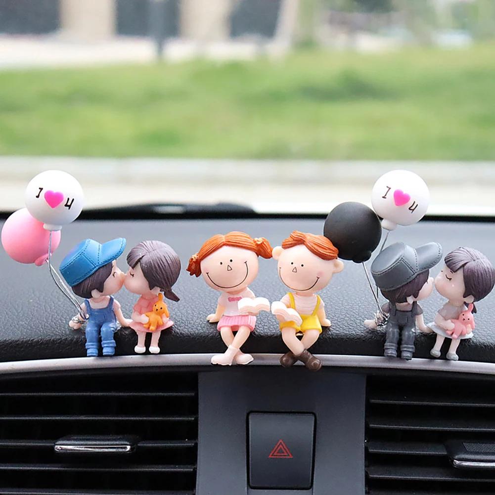Lovely Couple Car Air Vent Freshener Perfume Clip Aromas Diffuser Decor Air Conditioning Perfume Clip Flavoring For Cars