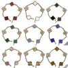Nuova Versione Bracciale Quadrifoglio Cinque Fiori Agata Rossa Naturale Madreperla Bianca Bracciale da Donna Bracciale Laser