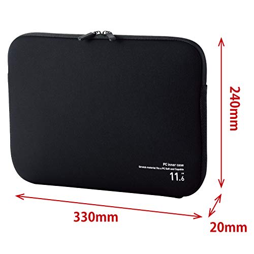 Elecom Computer Case PC Case 11.6 Inch Case Neoprene iPad 10.2 Black BM-IBNP11RBK