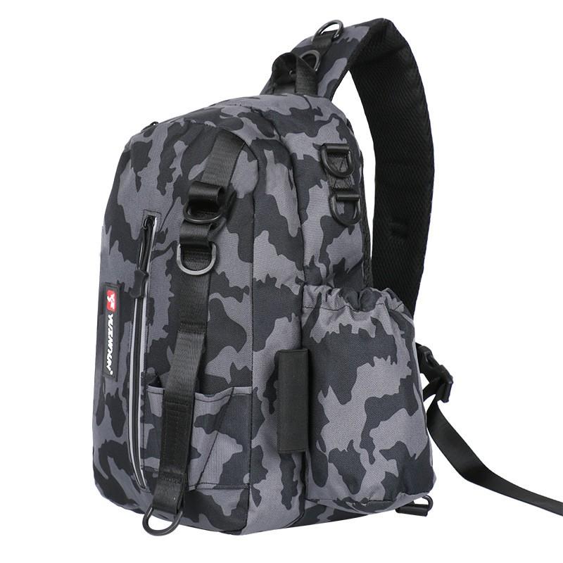 Multi-Functional Fishing Waist Pack With Shoulder Strap Large Capacity Tackle Bag Outdoor Angling Gear Storage