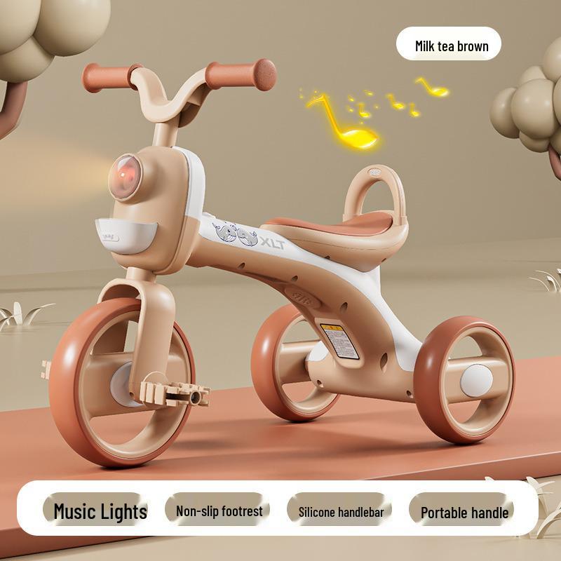 Kid's Music-Enabled Tricycle and Glider Stroller