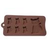 1 Pcs Cat Cake Mold Silicone 3D Kitten Biscuits Fondant Handmade Bakeware Tools Resin Clay Chocolate Candy Mould