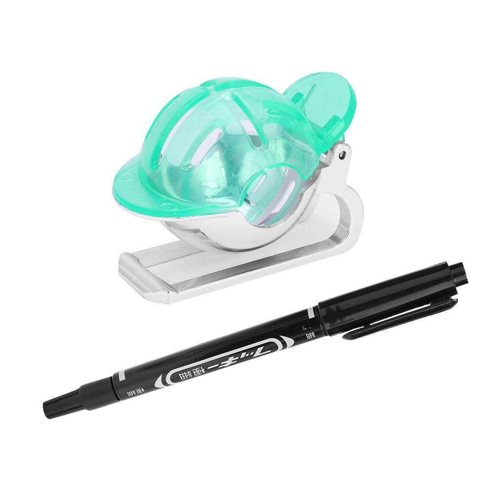 

Golf Ball Liner Line Marker Drawing Template Alignment Tool with Pen Accessories (Red)