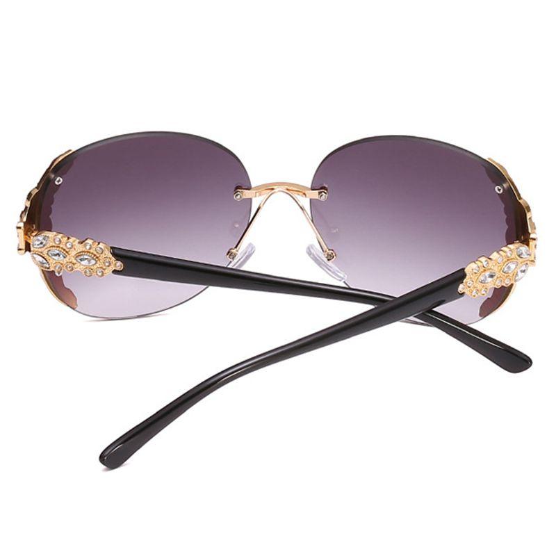 Stylish And Timeless Men Women Vintage Mirror Frameless Flat Lens Sunglasses