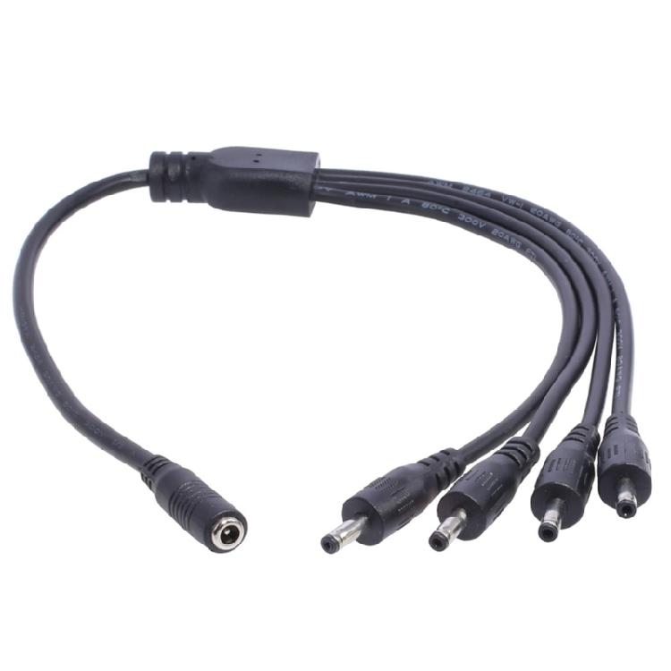 3.5 x 1.35mm Female to Male CCTV Connector Cord Power Extension Line for Fan