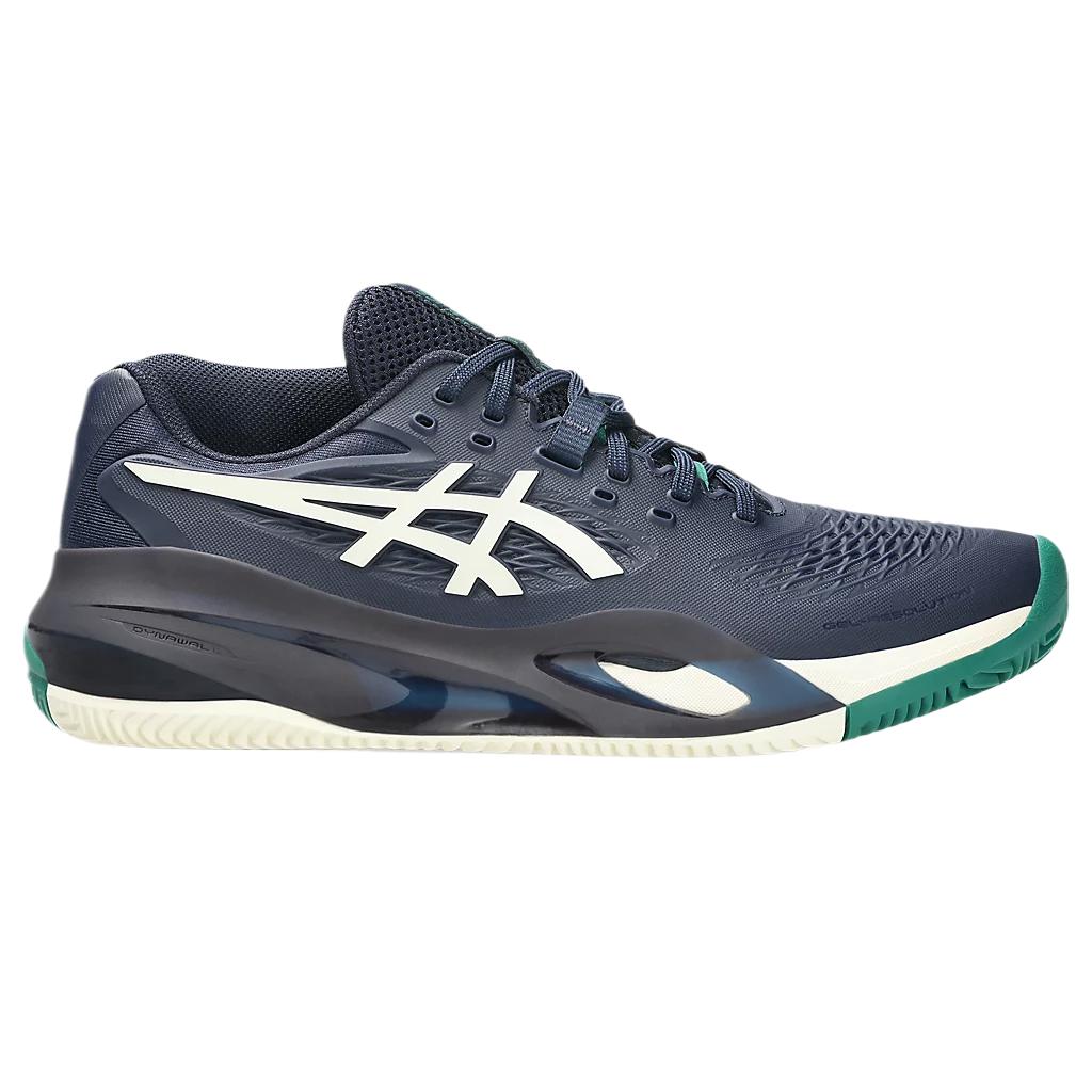 New Asics GEL RESOLUTION X Abrasion Resistant Low Top Tennis Shoes Men's Blue 1041A485-400