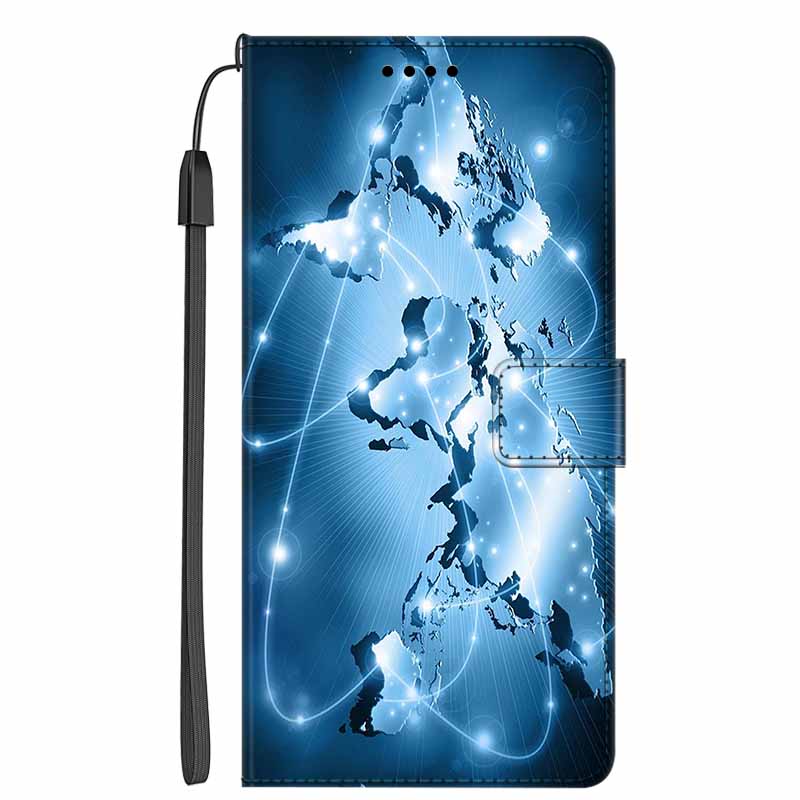 Leather Flip Cover For Redmi Note 14 Pro+ 5G Colorful Flower Patterns Phone Case For Redmi Note 14 4G 2025 Flip Case Wallet Bags